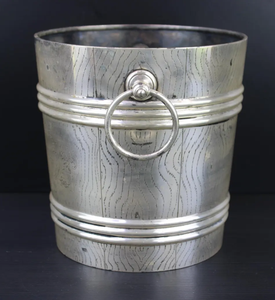 Cubo de Hielo Grande Plateado Portátil de Metal de Excelente Calidad para Enfriador de Bebidas, Vaso Enfriador de Vino con Logotipo, Venta al por Mayor - Product Image 4