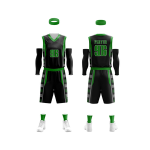 Tenue d'équipe de basketball unisexe professionnelle avec maillot double face et short de jeu personnalisable, nom d'équipe personnalisable, toutes saisons - Product Image 5