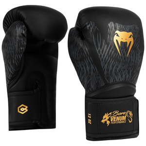 Gants de boxe Muay Thai en cuir PU, style tendance, légers, imperméables, avec sangle de poignet réglable, service OEM personnalisé - Product Image 3