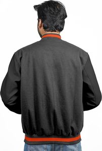 <b>Mens</b> Athletic <b>Varsity</b> <b>Bomber</b> <b>Jacket</b> <b>Mens</b> Streetwear <b>Varsity</b> Letterman <b>Jacket</b> - Product Image 4