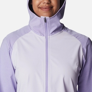 Women Fashion <b>Light</b> Purple <b>Jacket</b> Two Tone Outdoor Hooded Coat Slim Fit Casual Sportswear Windproof Walking <b>Jacket</b> for Lady - Product Image 6