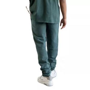 High quality Custom embroidery sweat suits hoodie and jogger two piece set sports <b>tech</b> fleece <b>washed</b> vintage tracksuit for men - Product Image 3