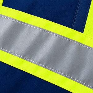 Chaleco de Seguridad Reflectante de Alta Visibilidad Iron Mark, Ropa de Trabajo Unisex con Bolsillos, Impresión de Logotipo, Tela de Algodón Transpirable, Certificado CE - Product Image 5