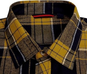 Camisas de Hombre Teñidas con Hilo, Última Moda, Camisas de Franela para Hombre al por Mayor, Camisas Transpirables, Cuadros Vintage, Ropa Casual de Calle, Camisa a Cuadros - Product Image 6