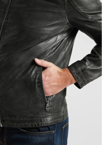 Meilleures ventes 2026 : Vestes en cuir véritable pour hommes entièrement personnalisées, fabriquées à Sialkot, Pakistan, à prix bas et abordable - Product Image 4