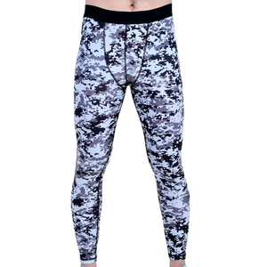 <b>Men</b> Gym Wear Tight Leggings With Pocket Running Sports Fitness Jogging <b>Pants</b> Quick Dry Trousers Workout Training <b>Yoga</b> Bottoms - Product Image 2
