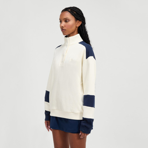 Sweat-shirt décontracté pour femme à col rond en polaire écologique avec poches, poignets et ourlet côtelés, idéal pour l'automne et l'hiver - Product Image 5