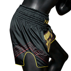 Pantalones Cortos de Muay Thai de Satén con Aberturas Laterales para Entrenamiento de Kickboxing, Movimiento sin Restricciones, Pantalones Cortos de Artes Marciales para Gimnasio - Product Image 4