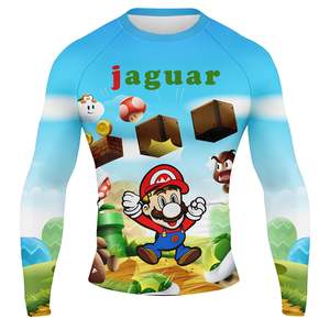 Rashguard personnalisé sublimé pour BJJ et MMA - Vêtements de sport unisexes - Product Image 1