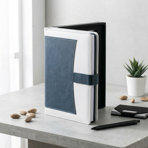 PU Leather A5 Multicolor Executive <b>Diary</b> Notebook Office Planner <b>With</b> Pen Custom Logo Corporate Gift - Product Image 3