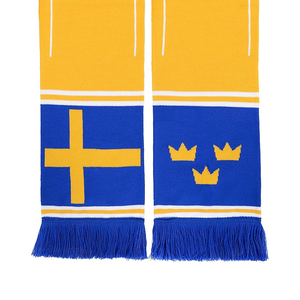 Écharpe de sport tricotée unisexe personnalisée en acrylique jacquard, légère, toutes saisons, carrée, coupe-vent, pour spectateurs de football et équipes - Product Image 4