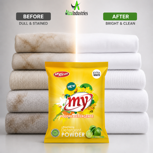 Lemon Fragrance OEM <b>Laundry</b> <b>Detergent</b> Powder | High Foam Ultra White Clothes Cleaner | Strong Stain Remover Bulk Export Quality - Product Image 5