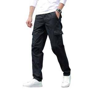 Pantalon de travail cargo, pantalon utilitaire durable avec plusieurs poches de rangement, coupe confortable pour les travaux de construction et en extérieur - Product Image 6