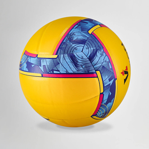 Balón de Voleibol CORE FIELD Amarillo y Azul, Ecológico, Ligero, Resistente, con Diseño de Paneles con Ribete Rosa, para Interior y Exterior - Product Image 6
