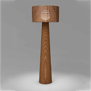 Unique Floor Lamps for Living Room Decor Creative Vintage Rattan <b>Standing</b> Lamp OEM Accepted from Vietnam Factory HNH Craft - Product Image 6