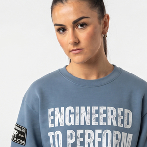 Sudaderas Cortas de Felpa 100% Algodón con Estampado Personalizado, Sudaderas Casuales de Cuello Redondo Extra Grandes para Mujer - Product Image 3