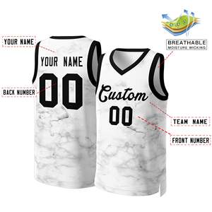 Camisetas de Baloncesto Unisex, Transpirables, de Secado Rápido, 100% Poliéster, Personalizables, Servicio OEM, Ropa Deportiva - Product Image 6