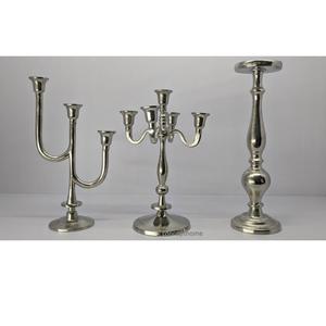 Silver Finished Hot Selling Luxury Home <b>Tablet</b> Decor Metal Candle <b>Holder</b> Easter Handmade High Standard - Product Image 5
