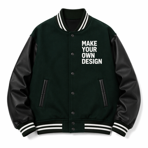 PREMIUM LETTERMAN VARSITY <b>JACKET</b> CUSTOM COLLEGE <b>BASEBALL</b> COAT EMBROIDERED LOGO EXPORT QUALITY FACTORY SUPPLIER - Product Image 4