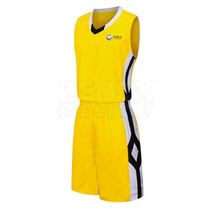 Pakistan Made Men's Adult Basketball Uniform Team <b>Shirt</b> Sublimation Shorts with Polyester Breathable Fabric Customized Colors - Product Image 3