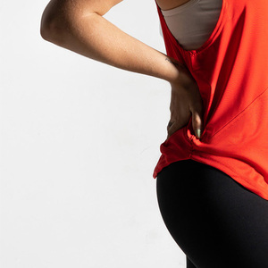 Camiseta sin mangas informal para mujer, de punto, de algodón y elastano, ecológica, de secado rápido y transpirable - Product Image 3