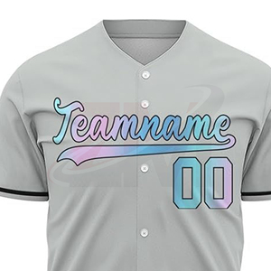 Camiseta de Béisbol Personalizada OEM, Uniforme Deportivo Transpirable con Botones para Equipos y Entrenamiento, Camiseta de Béisbol Premium para Hombre - Product Image 4
