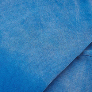 Sudadera con Capucha para Hombre, Degradado Azul Tie-Dye, Corte Regular, Algodón French Terry, Estilo Casual para Primavera - Product Image 6