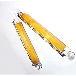 Venta al por Mayor de Cristales Curativos de Ágata Amarilla Aventurina en Barra, Productos de Cristal Curativo de Excelente Calidad - Product Image 2