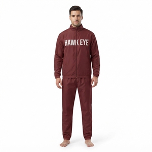 Men's Custom <b>Nylon</b> Windbreaker Jacket and <b>Pants</b> Jogging Tracksuit - Product Image 4