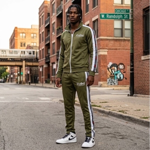 100% Cotton Flared <b>Tracksuit</b> Custom logo Hoodie and Flared Sweatpants Jogger Two Piece Set Digital Print Flare <b>Tracksuit</b> - Product Image 1