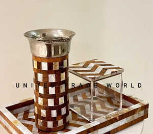 Juego de bandeja acrílica para Ramadán y Eid de la madre de la perla, mubkara, Mubkhar, Bakhoor - Product Image 1