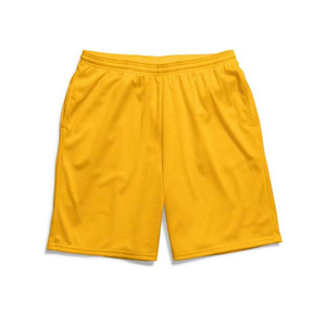 Shorts de basket-ball en maille verte personnalisés pour hommes, poches zippées, taille élastique, vêtements de sport, entraînement en salle de sport, streetwear, shorts décontractés - Product Image 3