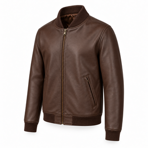 Veste de motard vintage en cuir PU imperméable pour homme, fabrication OEM sur mesure, mode haut de gamme - Product Image 4