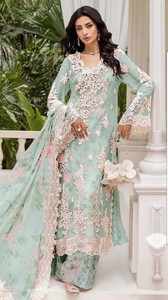 Conjunto de Kurti de Chifón Bordado de Lujo con Dupatta Kota |   Traje Étnico de Diseñador para Mujer - Product Image 4