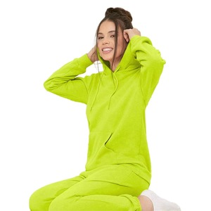 Conjunto Deportivo de Dos Piezas para Mujer, 100% Algodón, Ligero, Transpirable, con Estampado, Sudadera con Capucha y Pantalones de Chándal - Product Image 3