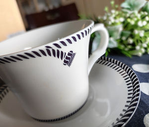 Ensemble de tasses en céramique imprimées par transfert d'eau de style corde de luxe moderne - Cadeau promotionnel - Product Image 3