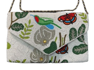Fashion Beaded Handmade stylish hand embroidery shoulder hand <b>bag</b> Evening <b>Clutch</b> <b>Bag</b> Ladies Party Bride <b>Embroidered</b> <b>Bag</b> Beads - Product Image 3