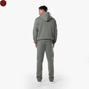 2027 Men's 100% Cotton Sweatpants <b>Elastic</b> Waist Anti Wrinkle Breathable Knitted Gym <b>Trousers</b> Casual Wear - Product Image 2