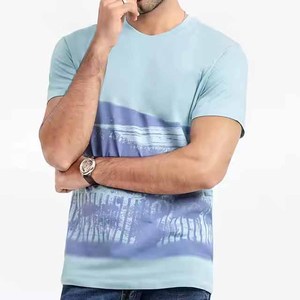Camiseta de Hombre Azul Claro, Oversize, Color Sólido, 100% Algodón, Alta Calidad, Hombros Caídos - Product Image 5