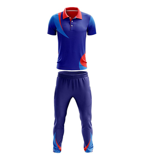 Quick Wear Sublimation Cricket Uniform Short Sleeve Custom Made Demanded Designs <b>Light</b> Weight OEM Service <b>Cheap</b> Rate - Product Image 1