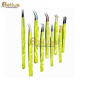 แหนบต่อขนตา Bellus International รุ่น BI-ET-103 ทำจากสแตนเลส ปลายเรียบ สำหรับต่อขนตาแบบวอลลุ่มและแยกเส้นขนตา - Product Image 2