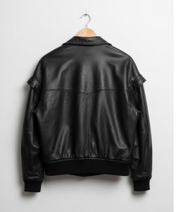 Unisex Brown Real Leather Coated Nonwoven Stand Collar Front Logo Breathable Windproof Eco-Friendly Waterproof <b>Slim</b> <b>Fit</b> <b>Jacket</b> - Product Image 2