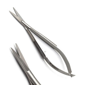 Juego de 2 Tijeras Oftálmicas Manuales de Acero Inoxidable Castroviejo Micro Noyes, Rectas y Curvas, de Dentavex - Product Image 4