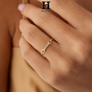 Anillo de Cadena con Diamantes Cultivados en Laboratorio en Oro Rosa Personalizado, Certificado IGI, Diamante Redondo Brillante, Banda de Cuerda Trenzada, Joyería para Mujer - Product Image 5