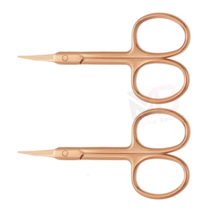 Ciseaux à cuticules en acier inoxydable à lame courbée, outil de beauté professionnel, en stock, vente chaude - Product Image 3