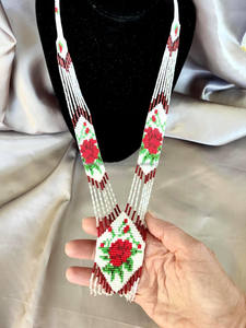 สร้อยคอลูกปัดแก้วที่ทันสมัยเหมาะกับวัยพร้อมการตกแต่งที่หลากหลายสำหรับชุดแฟชั่นทั้งหมด - Product Image 2