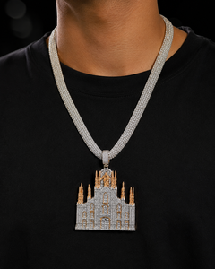 Colgante Hip Hop Iced Out con diseño de Jesús, acabado en plata 925, moissanita VVS, micro pavé de diamantes estilo catedral para hombre - Product Image 5