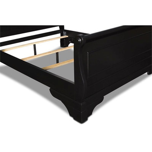 Classic <b>Queen</b> <b>Bed</b> Made Of Solid Mahogany Wood High Quality With Chocolate For Furniture Bedroom Use - Product Image 5