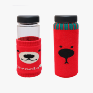 Calcetines de botella de punto reutilizables Funda de manga de botella de tela para juego de herramientas de barra - Product Image 2