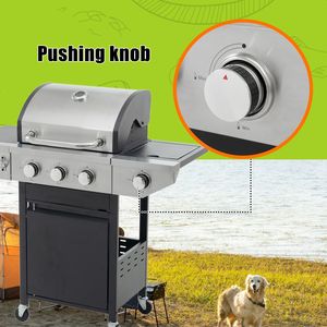 Grill a Gas Propano con 3 Bruciatori 37.000 BTU in Acciaio Inossidabile per Esterni, Patio, Giardino, Bar, Cucina - Barbecue a 3 Bruciatori - Product Image 3